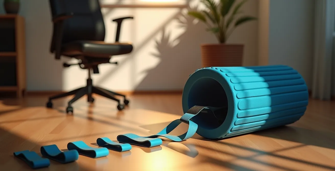 Symbolische Darstellung der Wirbelsäulenaufrichtung durch gezieltes Training mit Fitnessgeräten